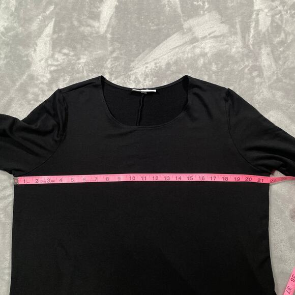 Bryn Walker Dress Womens Xl Black Maxi Pockets Lagenlook Flowy Minimal Capsule - Picture 7 of 16